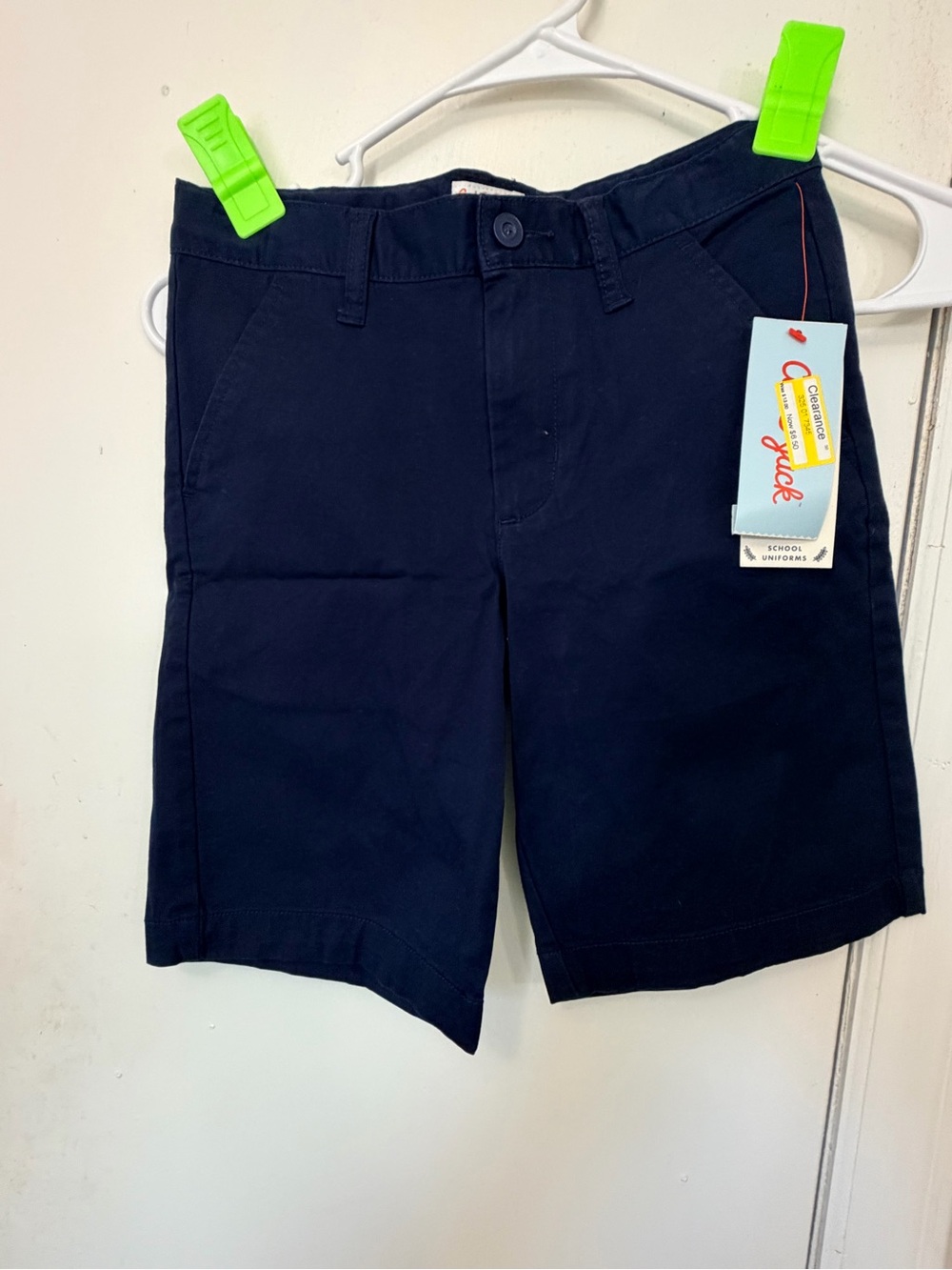 Cat & Jack Navy Flat-Front Boys' Shorts